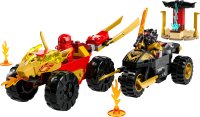LEGO Ninjago 71789 Verfolgungsjagd mit Kais Flitzer und Ras Motorrad