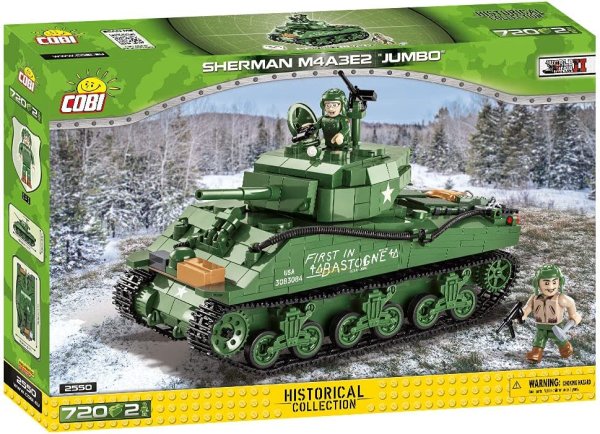 Cobi Historical Collection 2550 Sherman M4a3e2 Jumbo