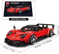 Mould King 10041 ZondaR Sports Car