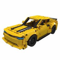 Mould King 15081 Bumblebee Pull Back Sportcoupé...