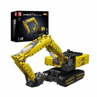Mould King 15061 Mechanical Digger Yellow inkl....