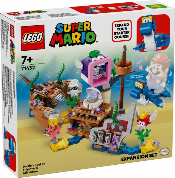 LEGO Super Mario 71432 Dorrie und das versunkene Schiff – Erweiterungsset