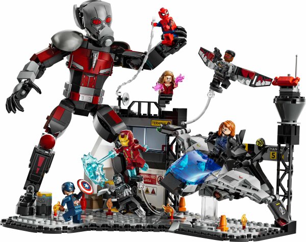 LEGO Marvel 76314 Captain America: Civil War Actionduell