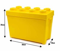 LEGO® große Aufbewahrungsbox Gelb