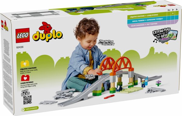 LEGO® DUPLO® 10426 Eisenbahnbrücke und Schienen – Erweiterungsset