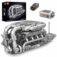 Mould King 10168 V8 Twin-turbo Engine