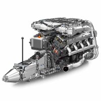 Mould King 10168 V8 Twin-turbo Engine