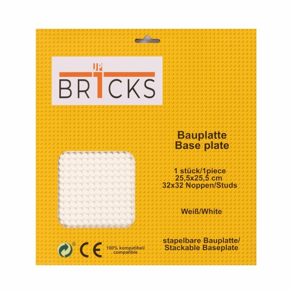 BR1CKS Bauplatte White 32x32
