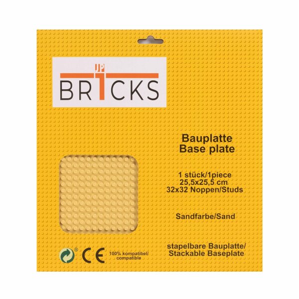 BR1CKS Bauplatte Sand 32x32