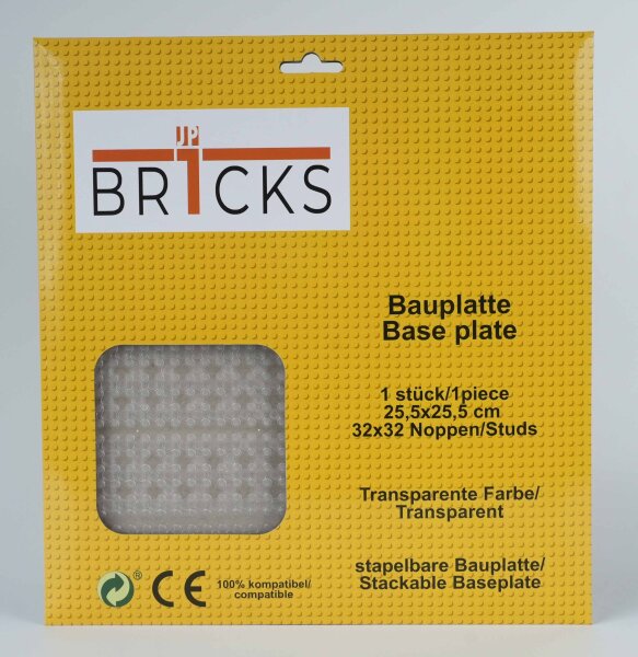 BR1CKS Bauplatte Transparent  32x32