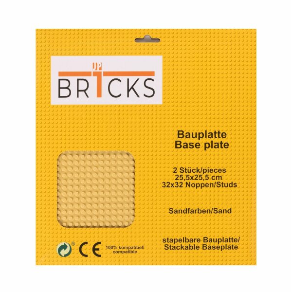 BR1CKS Bauplatte Sand 32x32 2er