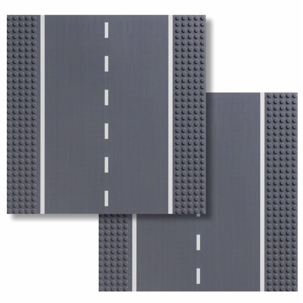 BR1CKS Bauplatte Gerade 2er