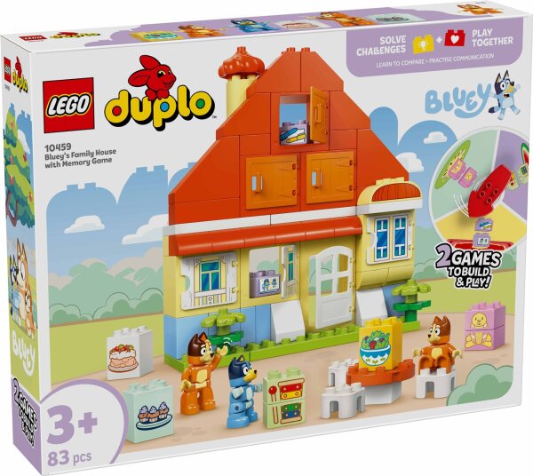 LEGO® DUPLO® 10459 Blueys Familienhaus mit Memory-Spiel