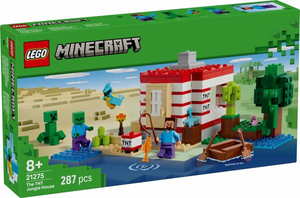 LEGO Minecraft 21275 Das TNT-Dschungelhaus