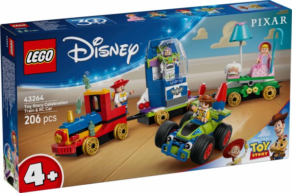 LEGO Disney 43264 Partyzug und das Auto RC aus Toy Story