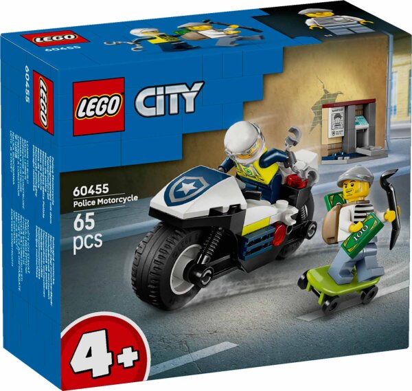 LEGO® CIty 60455 Verfolgungsjagd mit dem Polizeimotorrad