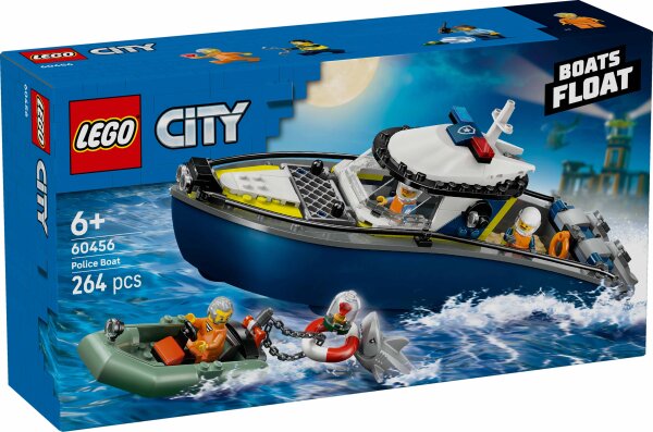 LEGO® CIty 60456 Verfolgungsjagd im Polizeiboot
