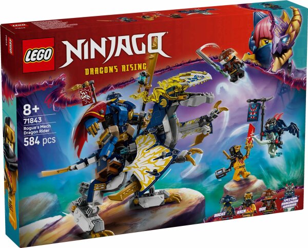 LEGO® Ninjago 71843 Rogues Mech-Drachenreiter
