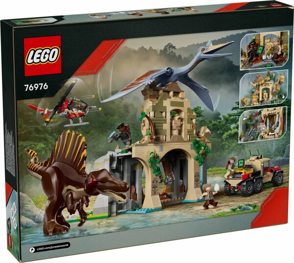 LEGO Jurassic World 76976 Spinosaurier & Quetzalcoatlus: Hubschrauber-Einsatz