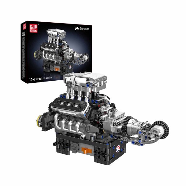 Mould King 10206 MCL V8 Engine