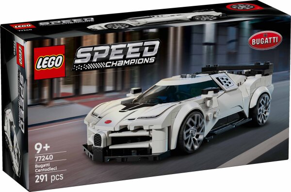 LEGO Speed Champions 77240 Bugatti Centodieci Hypersportwagen