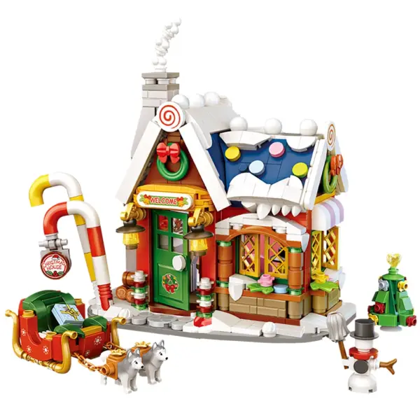 LOZ MINI BRICKS 1223 Weihnachtshaus