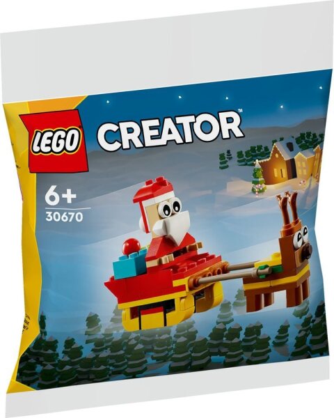 LEGO Creator 30670 Weihnachtsmann auf Schlittenfahrt Polybag