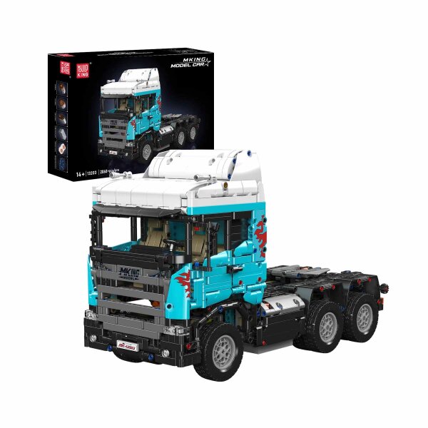 Mould King 24079 Set Camion E Carrello Elevatore In Blocchi 906 Pezzi - Modello Tecnico Da Costruzione, Regalo Per Adulti