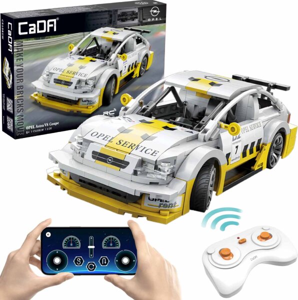 CaDA C51081W Opel Astra V8 Coupe 1:20 weiß 2,4GHz