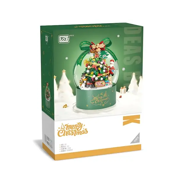 LOZ MINI BRICKS 1304 Weihnachtskugel Tannenbaum