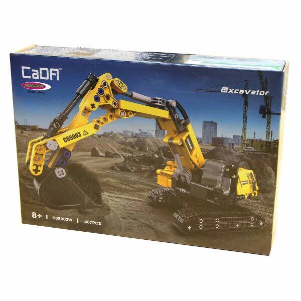 CaDA C65003W Bagger 1:28 Bricks