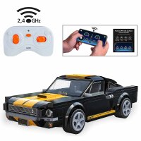 CaDA C51093W Shelby GT350 H 1:20 schwarz 2,4GHz Bricks