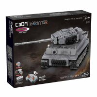 CaDA C61071W Panzer Tiger 1:35 grau 2,4GHz Bricks