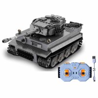 CaDA C61071W Panzer Tiger 1:35 grau 2,4GHz Bricks