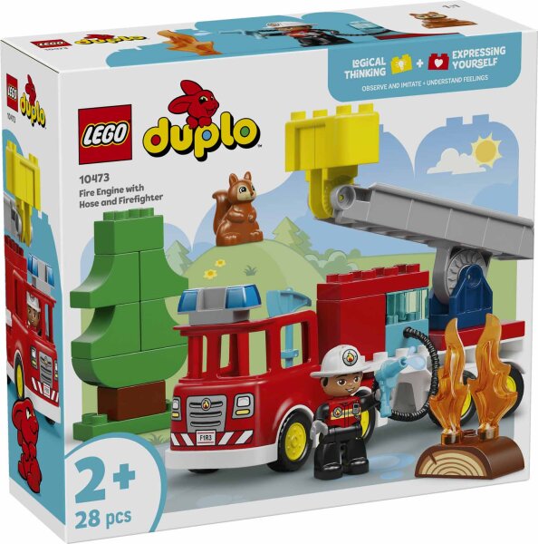 DUPLO® 10473 Löschauto mit Schlauch und Feuerwehrmann