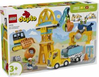 DUPLO® 10476 Baustelle mit Baufahrzeugen –...