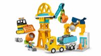 DUPLO® 10476 Baustelle mit Baufahrzeugen – 3-in-1-Set