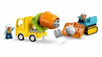 DUPLO® 10476 Baustelle mit Baufahrzeugen – 3-in-1-Set