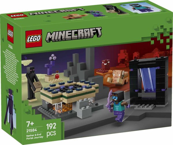 LEGO Minecraft 21584 Reise durch Nether und Endportal