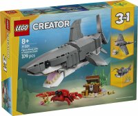 LEGO Creator 31381 Wilder Hai mit Schatztruhe