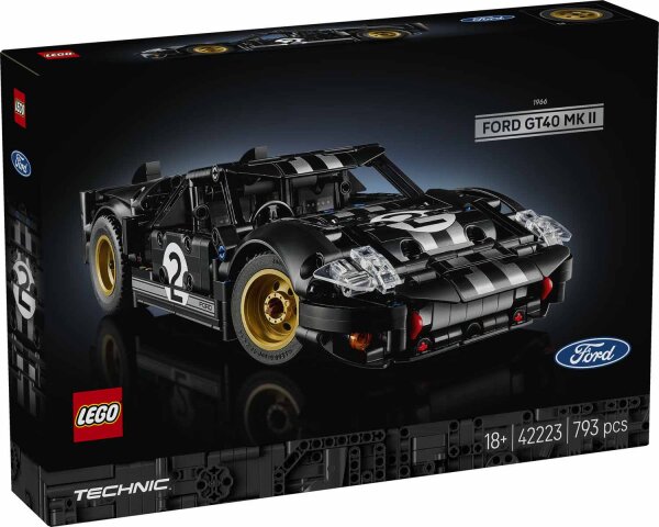 LEGO Technic 42223 1966 Ford GT40 MKII Rennwagen