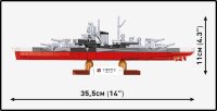 COBI 4853 Battleship Tirpitz 1:700