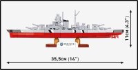 COBI 4854 Battleship Bismarck 1:700