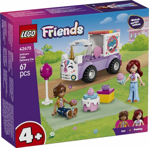 LEGO Friends 42675 Einhorn-Kuchenlieferwagen