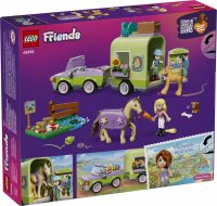 LEGO Friends 42695 Pferd und Fohlen mit Pferdeanhänger
