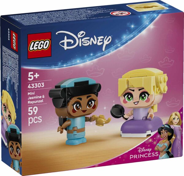 LEGO Disney 43303 Die Mini-Prinzessinnen Jasmin und Rapunzel