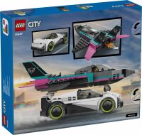 LEGO City 60489 Düsenflieger vs. Rennauto