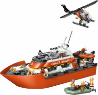 LEGO City 60504 Rettungsboot der Küstenwache mit Hubschrauber