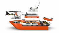 LEGO City 60504 Rettungsboot der Küstenwache mit Hubschrauber
