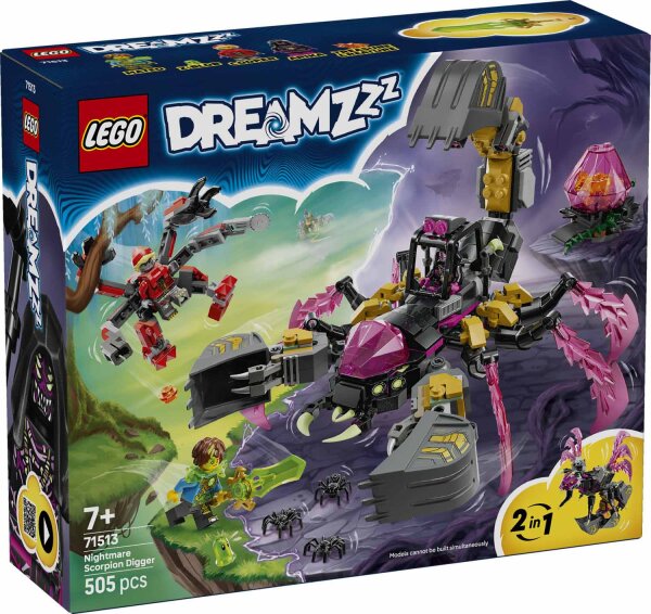 LEGO® DREAMZzz 71513 Albtraum-Skorpionbagger